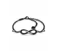 SERASAR Bracelet 'Anklet Infinity' noir, Taille 23 cm