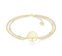 SERASAR Bracelet de Cheville Life pour Femme Plaqué or 18 Carats Chaine Plaque Cadeau Bijoux Soeur Maman