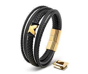 SERASAR Bracelet 'Flake' or, Taille 23 cm