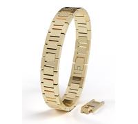 SERASAR Bracelet 'Herrenarmband aus Edelstahl "Power"' or, Taille 17 cm