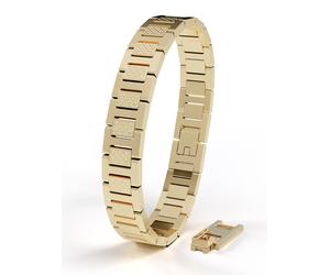 SERASAR Bracelet 'Herrenarmband aus Edelstahl "Power"' or, Taille 20 cm