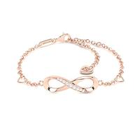 SERASAR Bracelet Infini en Or Rose, Bracelet Jonc Infini Pour Femme en Or Rose, Bracelet Jonc Femme, Bracelet Infini Femme Bracelet Bras Femme Bijoux Infini cadeaux pour sa copine Idee Cadeau Mariage