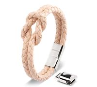 SERASAR Bracelet 'Knot' rose, Taille 16 cm