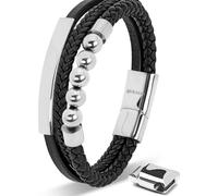 SERASAR Bracelet 'Pearl' argent, Taille 20 cm