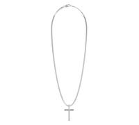 SERASAR Collier Croix Hommes Chaîne avec Pendentif Argent Bijoux pour Blindée Cuban Link Jésus Cadeau