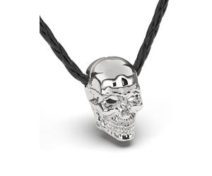 SERASAR Chaîne 'Skull' argent, Taille 50cm