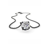 SERASAR Chaîne 'Zirconia' noir, Taille 30 cm