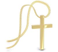 SERASAR Collier Croix Femme Chaîne Or 585 Bijoux Étanche