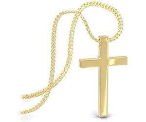 SERASAR Collier Croix Femme Chaîne Or 585 Bijoux Étanche