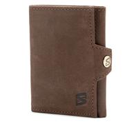 SERASAR Porte-monnaies 'Genius' marron, Taille 11 cm x 8 cm x 2cm
