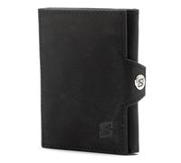 SERASAR Porte-monnaies 'Genius' noir denim, Taille 11 cm x 8 cm x 2cm