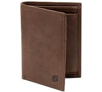 SERASAR | Portefeuille [Vintage] en Cuir pour Hommes avec Protection RFID | Marron | Cuir véritable | 12 emplacements pour Cartes | Y Compris la boîtecadeau | Sac à Main Hommes | Besace en Cuire