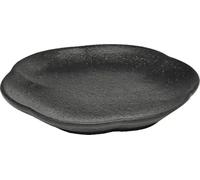 SERAX Assiette Inku nervurée L Inku Black, ø 89 mm