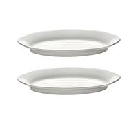 Serax Assiette ovale creuse Silhouette S 10x18.5 cm lot de 2 Blanc