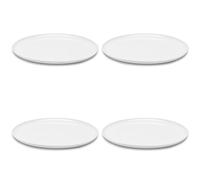 Serax Assiettes à dîner blanches | Vaisselle Base de Piet Boon | Vaisselle pour 4 | Assiettes résistantes aux micro-ondes | Vaisselle de cuisine et de table Farmhouse | Luxe, Famille et Fête