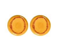 Serax Assiettes Ottolenghi Feast L Ø26.5 cm lot de 2 Yellow stripes-red
