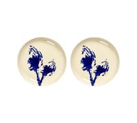 Serax Assiettes Ottolenghi Feast S Ø19 cm lot de 2 White-artichoke blue