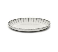 Serax Bol de service ovale Inku M 15.4x22 cm Blanc