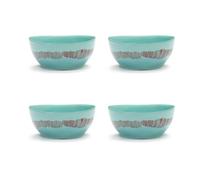 Serax Bol Ottolenghi Feast S Ø15 cm lot de 4 Azure stripes-red