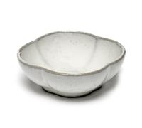 Serax Bol strié Inku S Ø9 cm Blanc