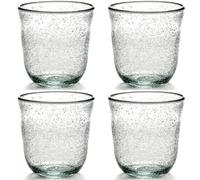Serax Ensemble de 4 Verres à Boire | Verrerie Pure par Pascale Naessens | Verres à Eau Transparente de 20 CL avec bulles | Essentiels pour la Maison, Verrerie | Boissons, Jus
