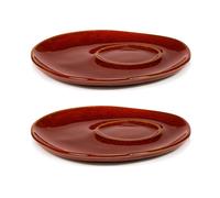 Serax La Mère soucoupe pour tasse à expresso Ø11 cm lot de 2 Venetian red
