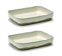 Serax La Nouvelle Table plateau de four No10 22x30 cm lot de 2 White