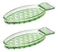 Serax Paola Navone Plat de service | Verrerie à poisson et poisson | Plateau de service vert | Essentiels d'hébergement | Plateaux pour servir des aliments