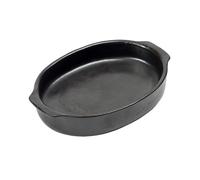 Serax Plat à four Pure oval S Black