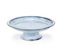Serax Plat à gâteau émaillé Pure L Ø23.5 cm Bleu