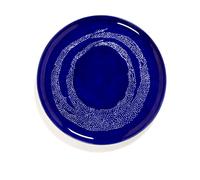 Serax Plat à service Ottolenghi Feast Ø35 cm Dark blue dots-white