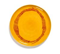 Serax Plat à service Ottolenghi Feast Ø35 cm Yellow stripes-red