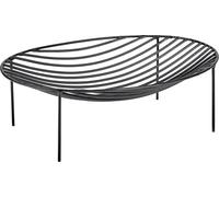 SERAX Sculptures en métal panier sur pieds 35x25 cm, noir, 4x