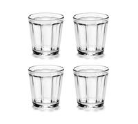 Serax Verre à espresso Surface 10 cl Lot de 4 Transparent
