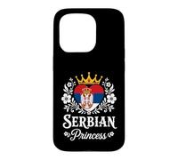 Serbian Princess Serbia Flag Proud Serbian Girl Coque pour iPhone 15 Pro