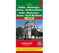 Serbie-Monténégro-Macédoine : 1/500000