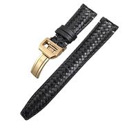 SERDAS Bracelet de montre en cuir de vache avec extrémité incurvée - 20 mm, 21 mm, 22 mm - Pour IWC Portugieser Pilots - Bracelet de montre en cuir véritable, 21mm, Acétate, Pas de pierre précieuse