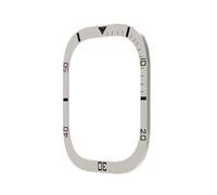 SERDAS Lunette évidée pour Apple Watch, protecteur de périphérie d'écran de 49mm, résistant, sans accessoires en verre, IWatch Ultra, bosse métallique de 49mm(Titanium)