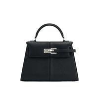 SERDAS Sac à main pour femme Elise Designer Fashion 2025 nouveau sac à main bordeaux grand sac à bandoulière carré haut de gamme pour femme, Noir , Taille unique