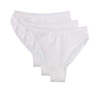 Serecofo Culotte de Danse Ballet pour Filles Taille Haute Gymnastique sous-Vêtement de Danse Sport Yoga Culotte Danseuse Invisible 4-16 Ans (7-8 Ans, Lot de 3 Blanc)