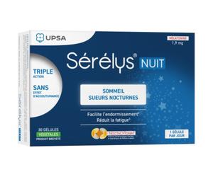 Sérélys Nuit Endormissement/Fatigue/Nervosité Troubles Du Sommeil 30 Gélules