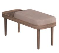 Serena Bench Banc chêne teinté foncé novoform Dusty rose - 5710435933020
