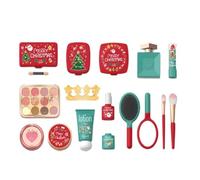 Serena&Jewel Noël édition spéciale prétendre Maquillage kit, Enfants Jouer cosmétiques Ensemble avec Accessoires de beauté, Collection de Maquillage de Jouet à thème de Vacances pour Les Filles d'âge