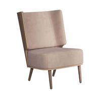Serena Lounge Chair fauteuil chêne teinté foncé novoform - 5710435931026