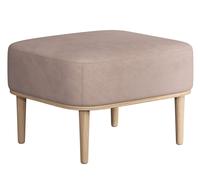 Serena Pouf Ottoman chêne naturel novoform Dusty rose - 5710435932016