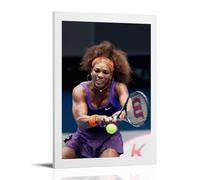 SERENA WILLIAMS Poster sur toile pour décoration de salon, poster pour fille, chambre à coucher, peinture murale, moderne, décoration de chambre pour garçon, 50 x 75 cm