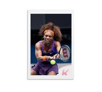 SERENA WILLIAMS Poster sur toile pour décoration de salon, poster pour fille, chambre à coucher, peinture murale, moderne, décoration d'intérieur, pour garçon, 30 x 45 cm