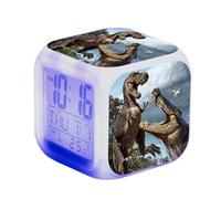 SerendipitousWhisper Dinosaure Réveil - LED - Alarme Créativité - avec lumière - Brillant dans la Nuit - pour Enfants et Adultes - Cadeaux d'anniversaire pour Enfants Adultes