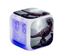 SerendipitousWhisper Dinosaure Réveil - LED - Alarme Créativité - avec lumière - Brillant dans la Nuit - pour Enfants et Adultes - Cadeaux d'anniversaire pour Enfants Adultes