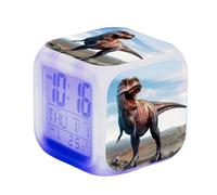 SerendipitousWhisper Dinosaure Réveil - LED - Alarme Créativité - avec lumière - Brillant dans la Nuit - pour Enfants et Adultes - Cadeaux d'anniversaire pour Enfants Adultes